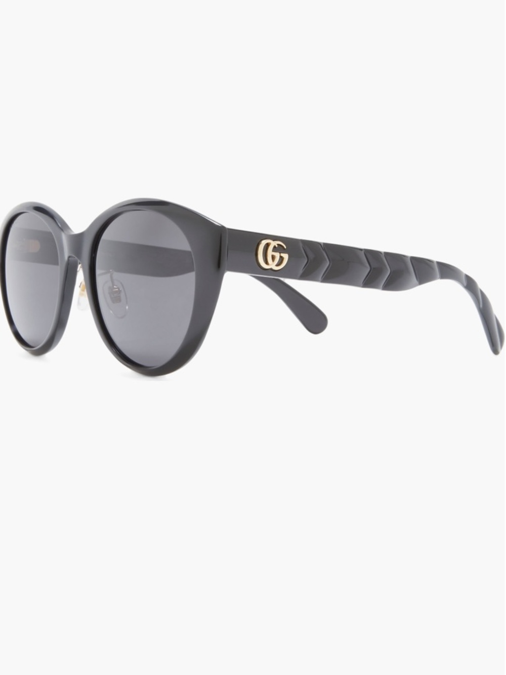 SOLD - Gucci Black Cat-Eye Sunglasses